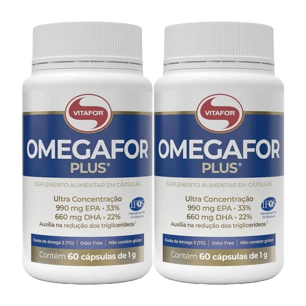 Combo 2 - �megaFor plus - 60 C�psulas - Vitafor