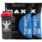 Combo 2 - Top Whey Vitamina de Frutas 1800g +  Coqueteleira  - Max Titanium