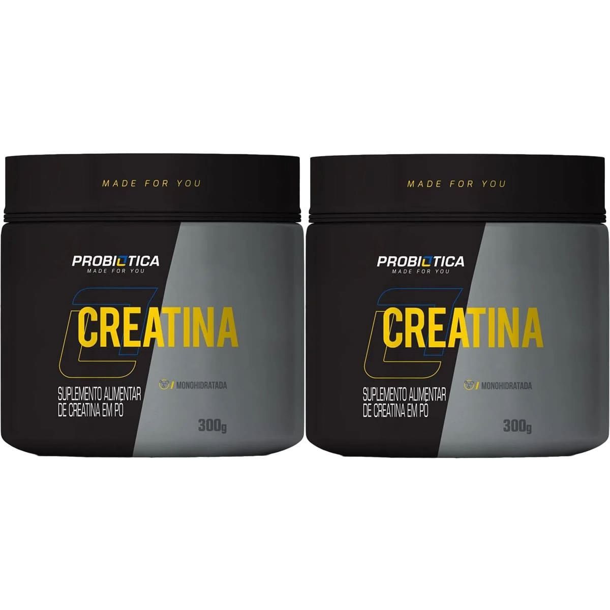 Combo 2x Creatina Monohidratada Pura - 300g - Probi�tica