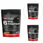 Combo 3 - Whey 6 Six Protein - Refil 900g Chocolate - BodyBuilders