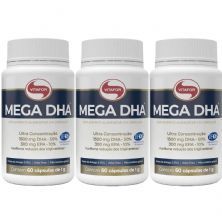 Combo 3 - Mega Dha - 60 C�psulas - Vitafor