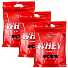 Combo 3 - Nutri Whey Protein - Chocolate 1800g Refil - Integralm�dica