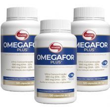 Combo 3 - �megaFor plus - 120 C�psulas - Vitafor