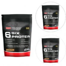 Combo 3 - Whey 6 Six Protein - Refil 900g Chocolate - BodyBuilders