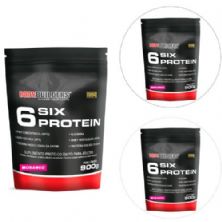 Combo 3 - Whey 6 Six Protein - Refil 900g Morango - BodyBuilders