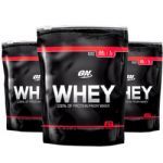 Combo 3 -Whey ON 100% of Protein from Whey Refil - 837g Chocolate - Optimum Nutrition