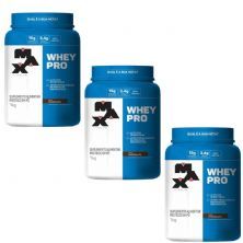 Combo 3 - Whey Pro - 1000g Chocolate - Max Titanium