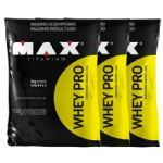 Combo 3 - Whey Pro - 1500g Refil Baunilha - Max Titanium
