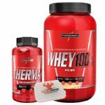 Combo Defini��o 100% Whey Cookies + Therma Pro + Porta Caps - Integralm�dica
