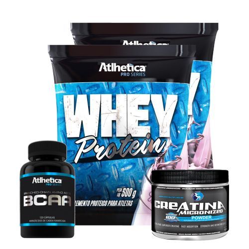 Combo Econ�mico Whey + BCAA + Creatina