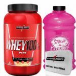 Combo Ela Top - Super Whey 100% Cookies  + Gal�o Rosa + Porta Caps - Integralm�dica