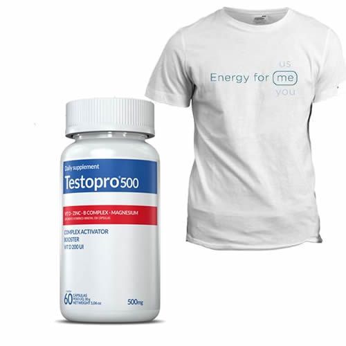 Combo - Testopro 500 60 C�psulas + Camiseta - Inove Nutrition