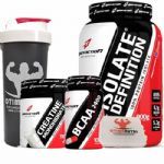 Combo - Whey Isolate 900g Creme Papaia c/ Cassis + Bcaa 100 Caps + Creatina 150g + Porta Caps + Coqueteleira - Body Action