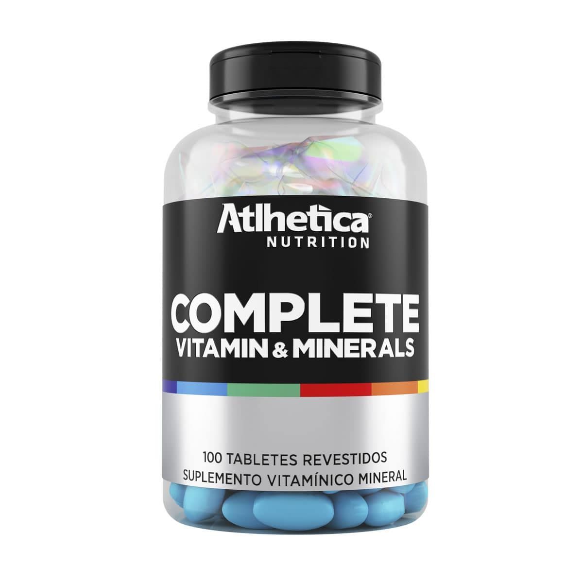 Complete Multi-Vit - 100 Tabletes - Atlhetica Nutrition*** Data Venc. 19/08/2022