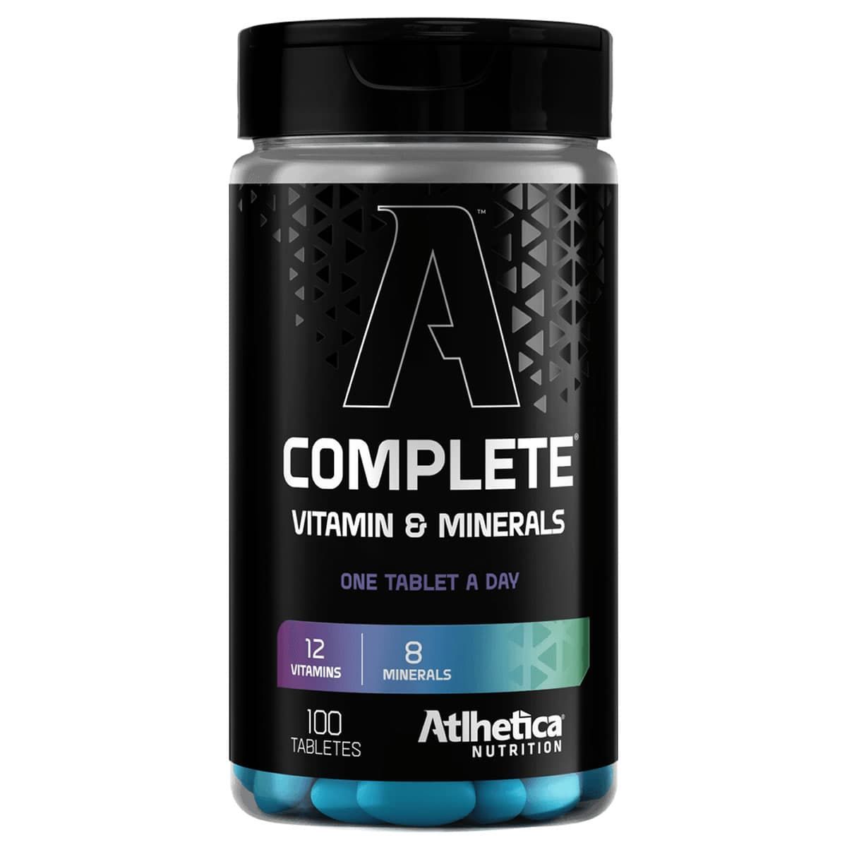 Complete Vitamin & Mineral - 100 Tabletes - Atlhetica Nutrition