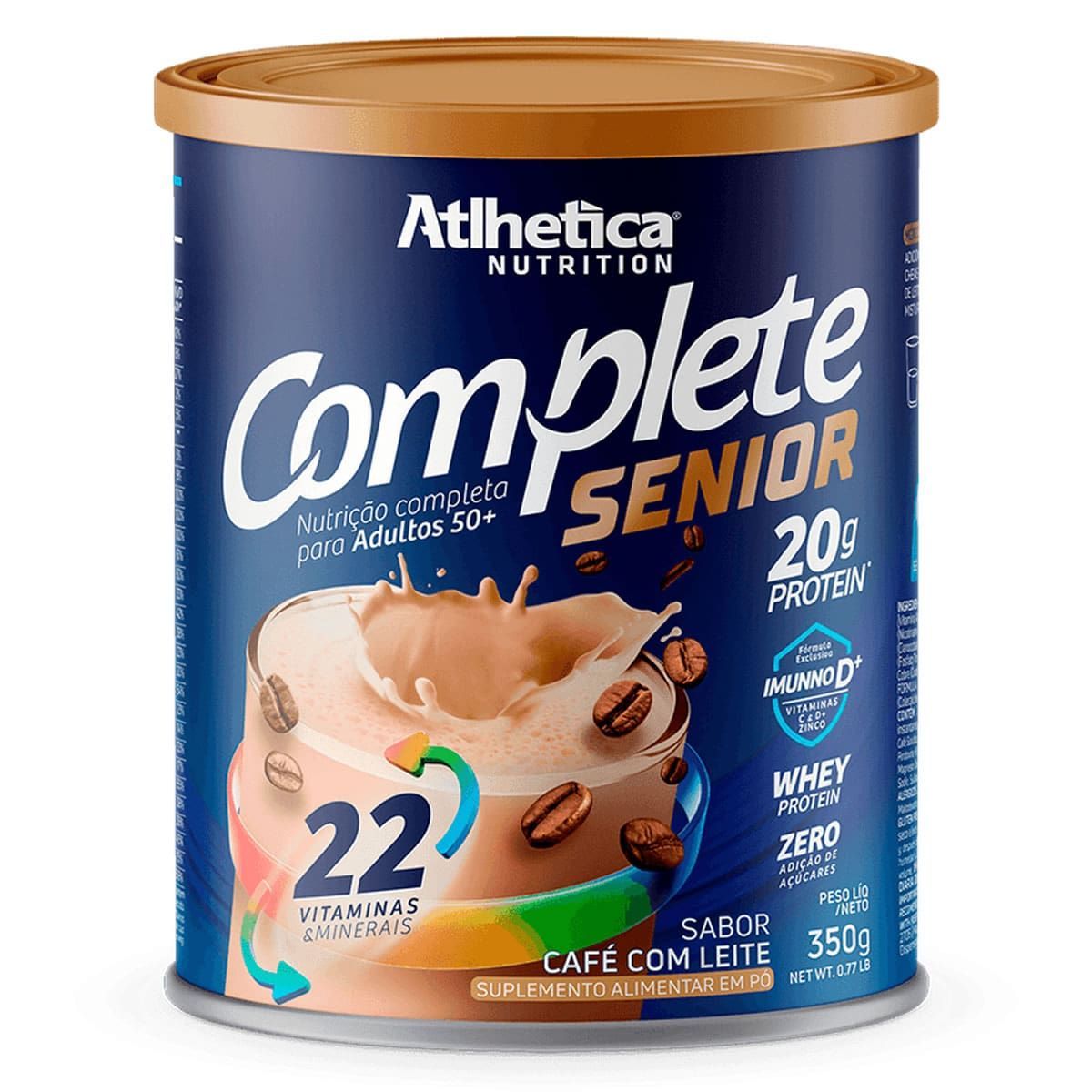 Complete Senior 50 Mais - 350g Caf� com Leite - Atlhetica Nutrition
