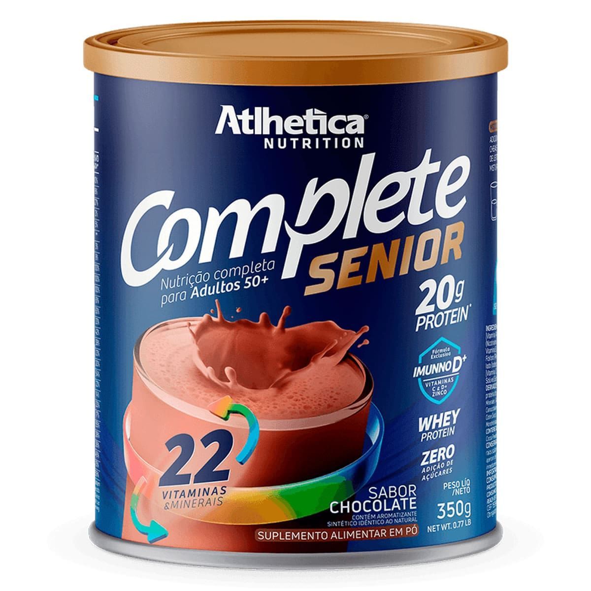 Complete Senior 50 Mais - 350g Chocolate - Atlhetica Nutrition