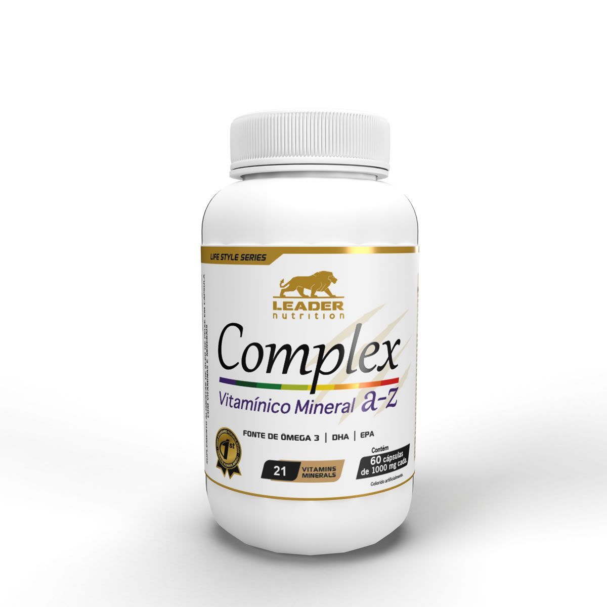 Complex A-Z Com �mega 3 - 60 C�psulas - Leader Nutrition*** Data Venc. 29/01/2025