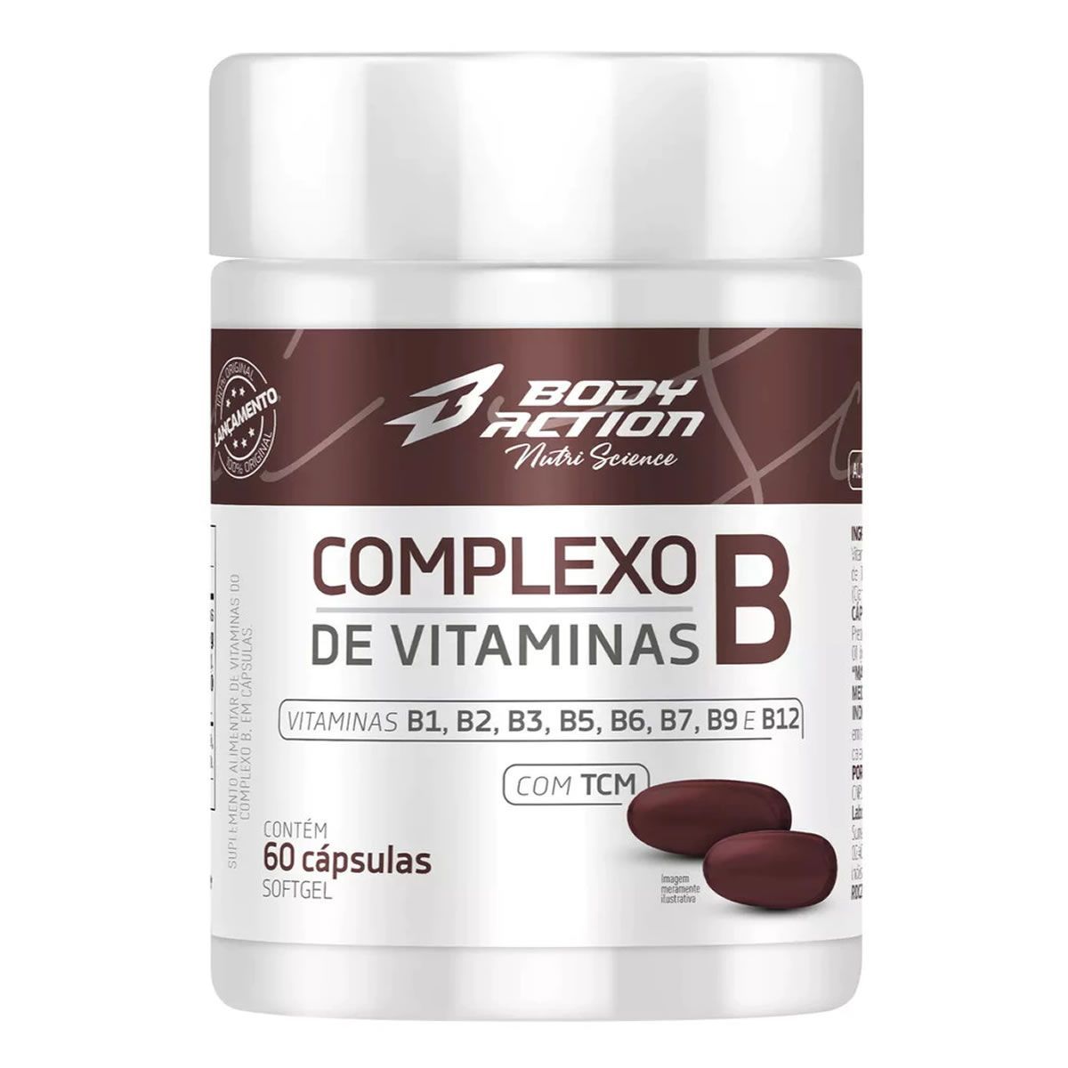 Complexo B - 60 C�psulas - Body Action