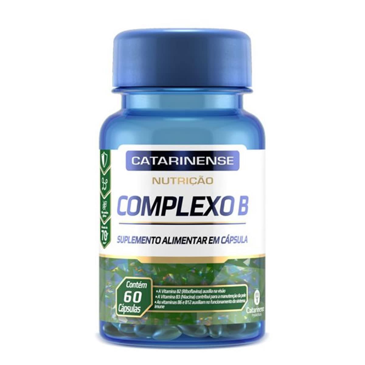 Complexo B - 60 C�psulas - Catarinense Nutri��o
