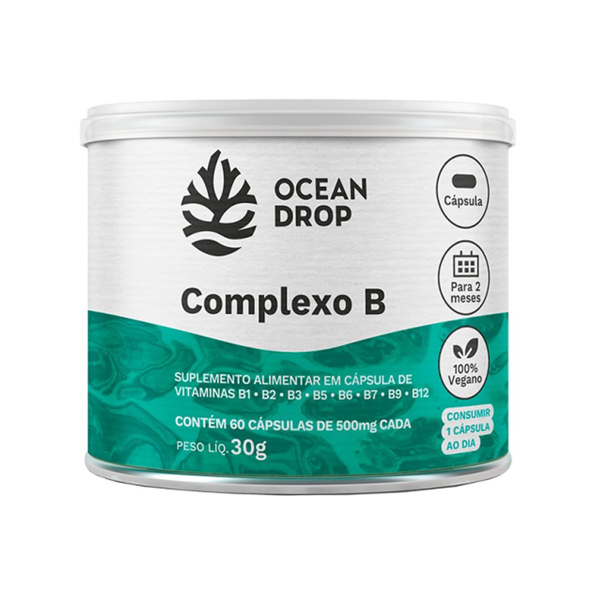 Complexo B -  60 C�psulas - Ocean Drop