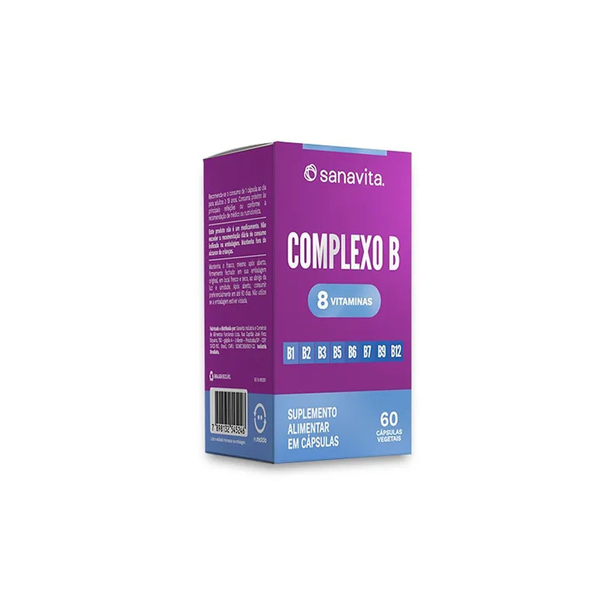 Complexo B - 60 C�psulas - Sanavita