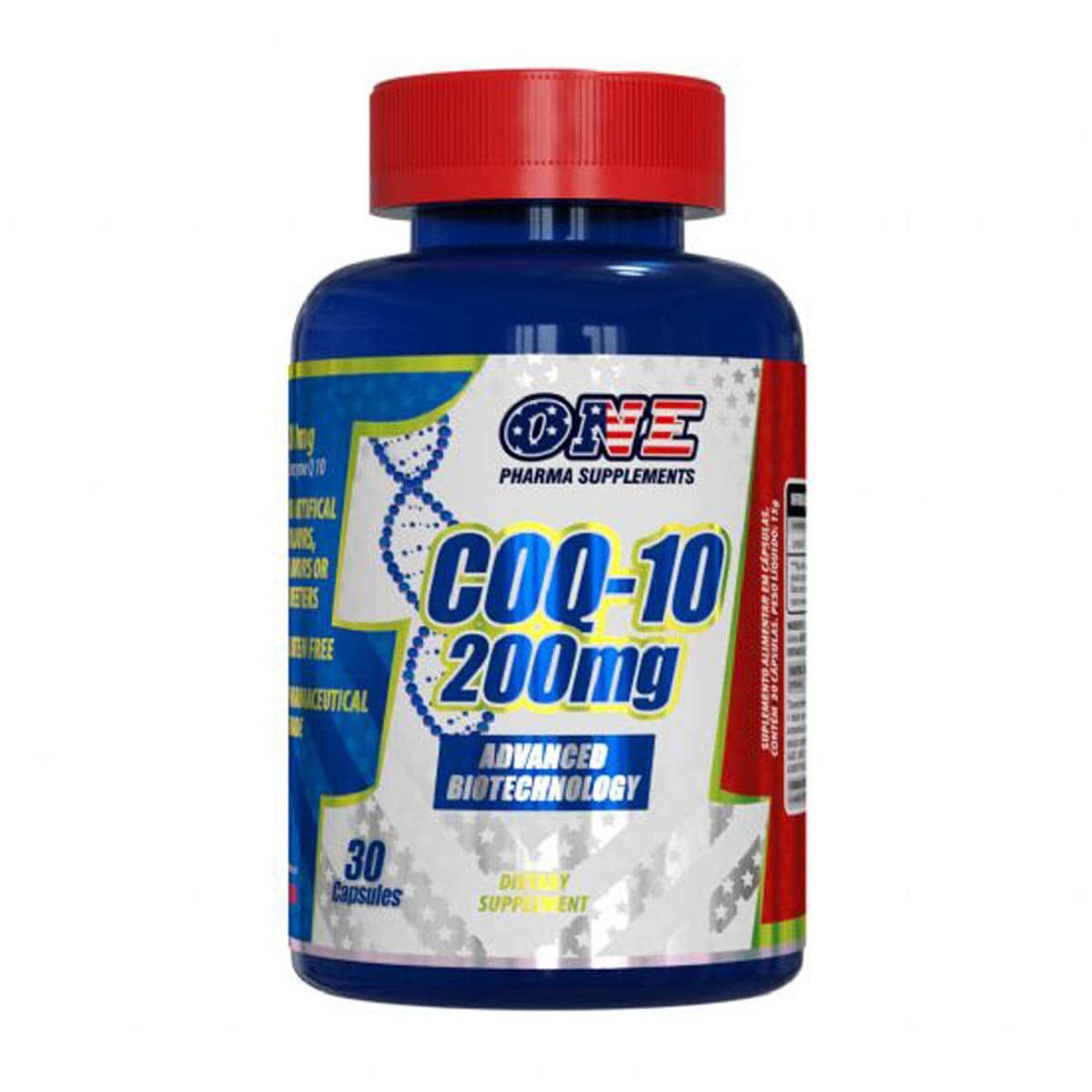 Coq-10 200mg - 30 C�psulas - One Pharma Supplements