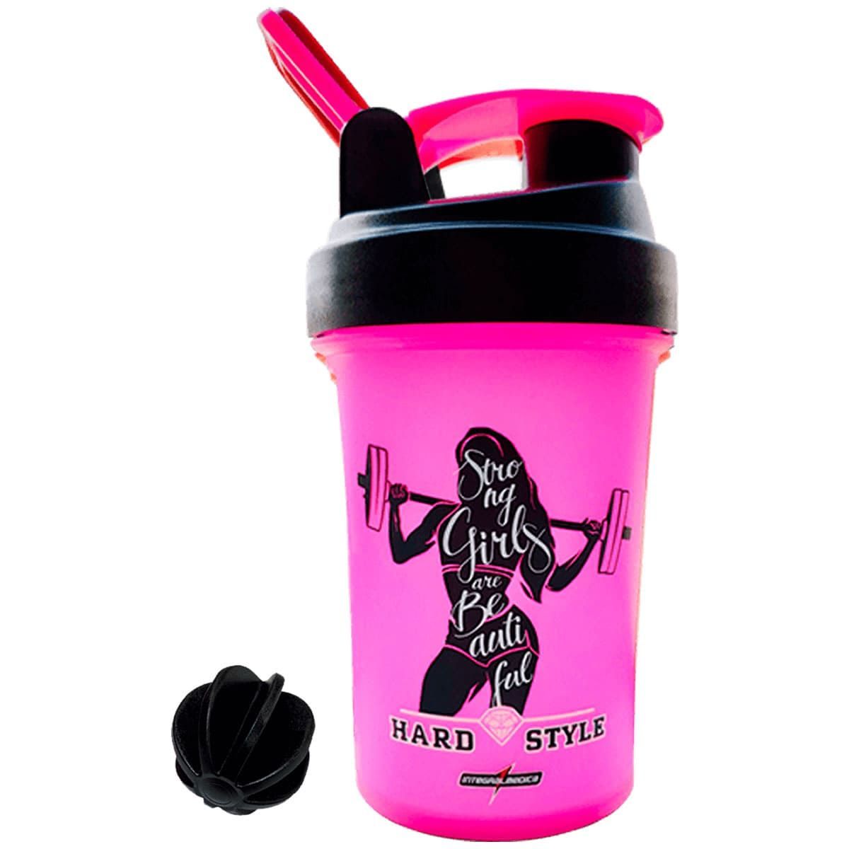 Coqueteleira 1 Dose - 450ml Rosa- Integralm�dica