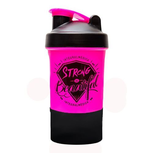 Coqueteleira 2 Doses Feminina - 400 ml - Integralm�dica