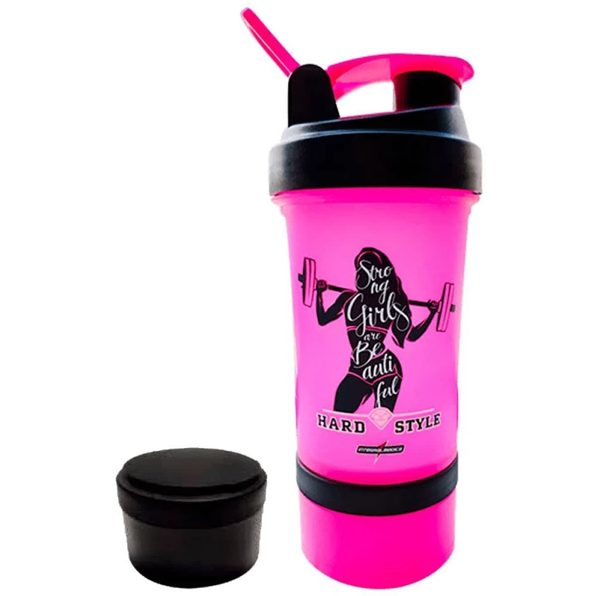 Coqueteleira 3 Doses - 450ml Rosa- Integralm�dica