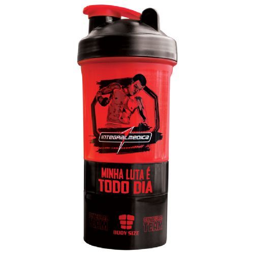 Coqueteleira 3 Doses e Porta C�psulas - 400 ml - Integralm�dica
