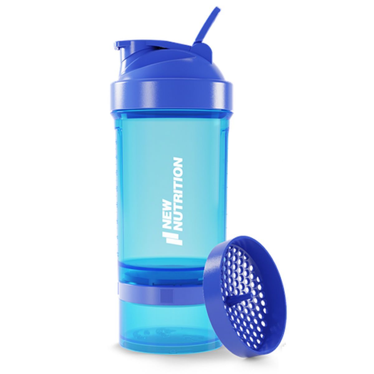 Coqueteleira 3 Partes - 500ml Azul - NewNutrition