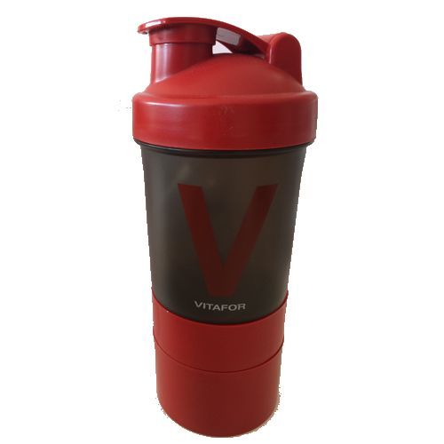 Coqueteleira 400 ml Fume 3 Compartimentos - Vitafor