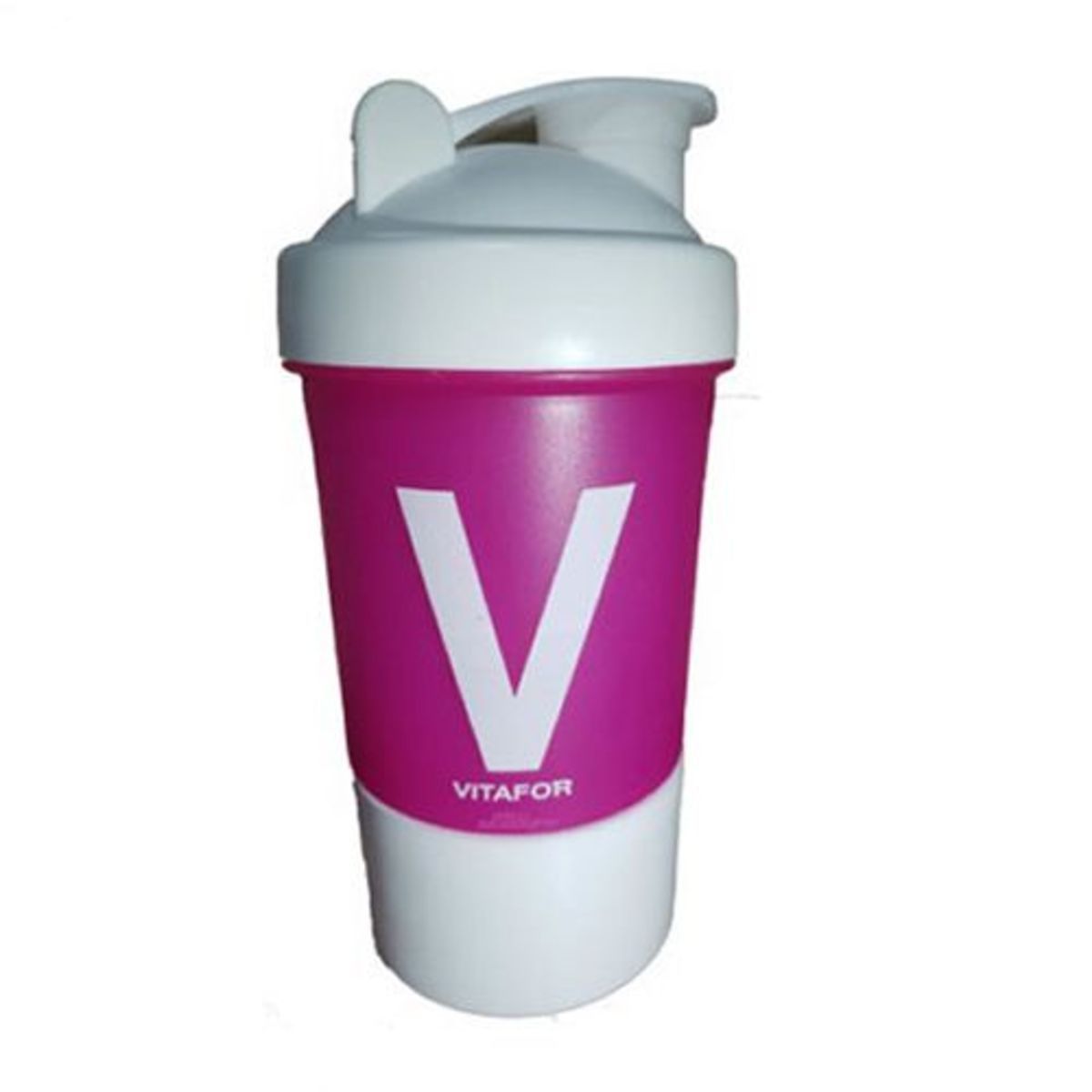 Coqueteleira - 400ml 2 Dose Rosa - Vitafor