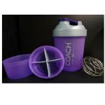 Coqueteleira 500ml - 2 doses e Porta C�psula - Roxa - Coach