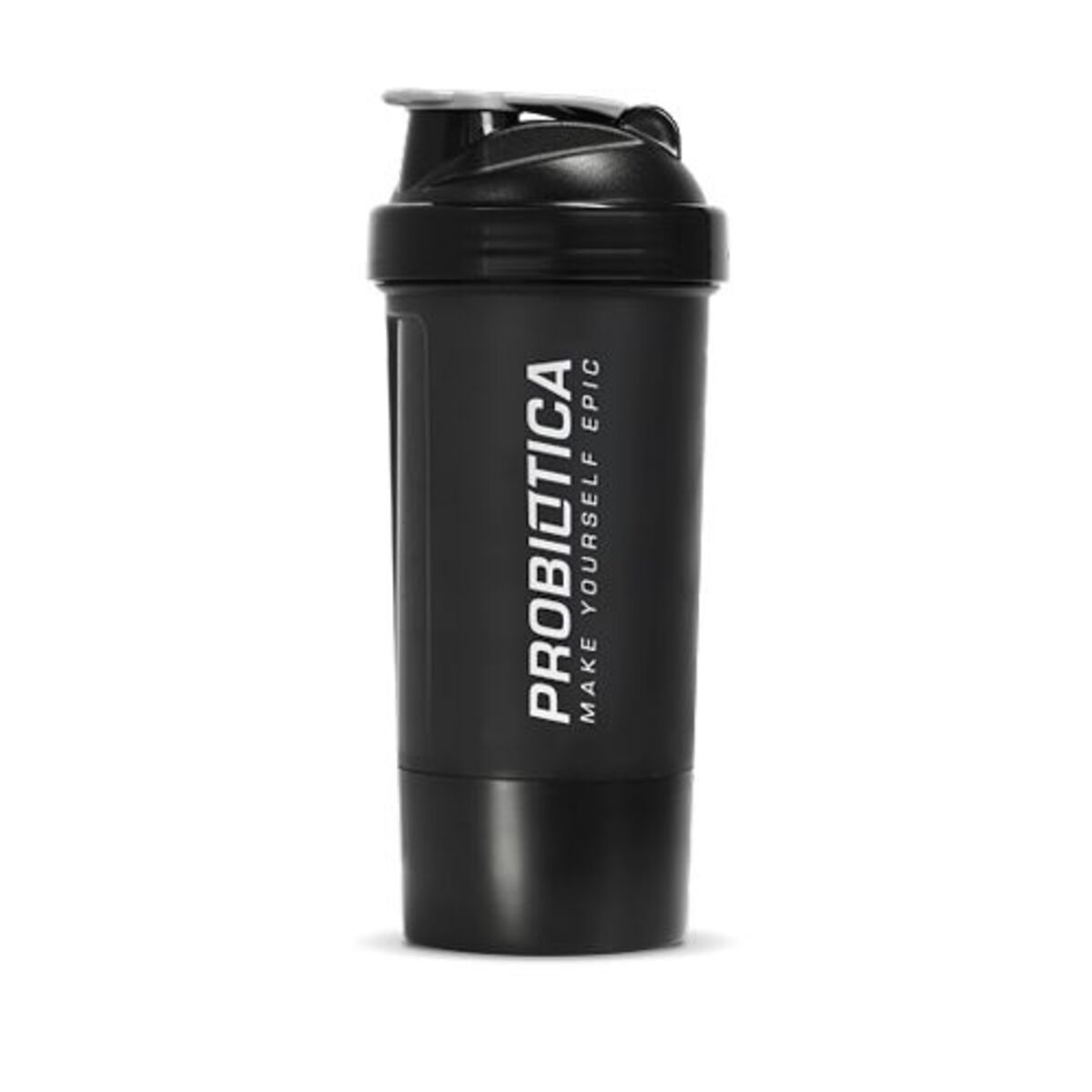 Coqueteleira 600 ml Preta 2 doses - Probiotica