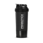 Coqueteleira 600 ml Preta 2 doses - Probiotica