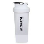 Coqueteleira - 600ml Branca 2 doses - Nutrata