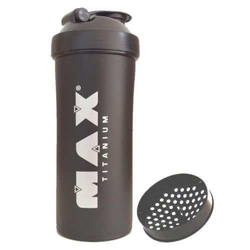 Coqueteleira 700ml Preta - Max Titanium