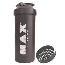 Coqueteleira 600ml Preta - Max Titanium