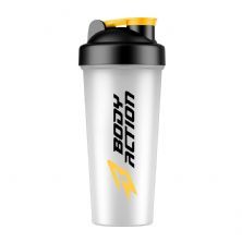 Coqueteleira - 600ml Preto/Amarelo- BodyAction