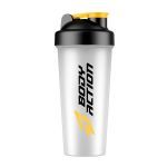 Kit 10X Coqueteleira - 600ml Preto/Amarelo- BodyAction