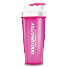 Coqueteleira - 600ml Rosa- Body Nutry