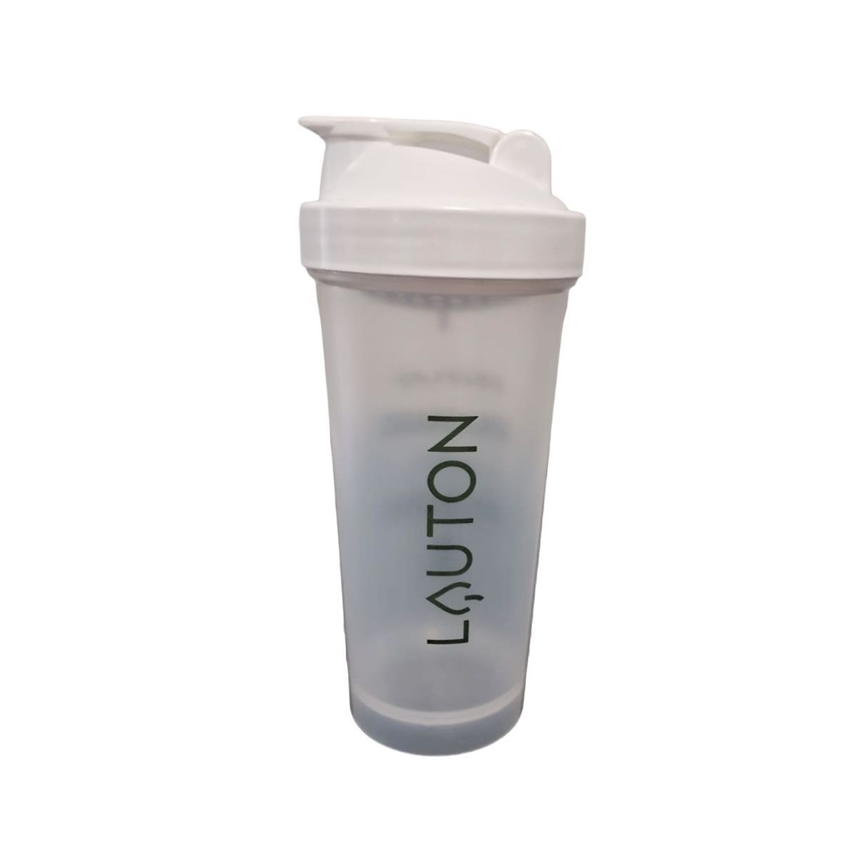 Coqueteleira - 600ml Verde e Branca - Lauton Nutrition