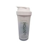 Coqueteleira - 600ml Verde e Branca - Lauton Nutrition