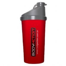 Coqueteleira - 600ml Vermelha - BodyAction