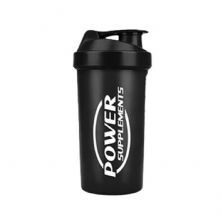 Coqueteleira - 650ml Preta - Power Suplement