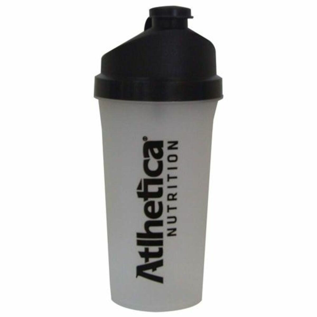 Coqueteleira - Transparente com Tampa Preta 700ml - Atlhetica