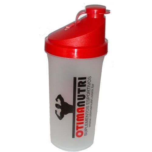 Coqueteleira 750 ml tampa Vermelha - OtimaNutri