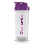 Coqueteleira A Beleza Est� Na Jornada - 600ml Transparente - Sanavita
